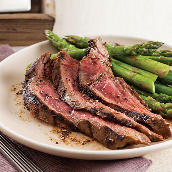 Grilled Flank Steak with Coffee-Dijon Marinade