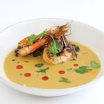 2016 Chefs to Watch - Chef Nathan Richard, Kingfish, Cushaw and Shrimp Curry Bisque with Mustard Greens