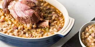 White Beans with Tasso and Ham