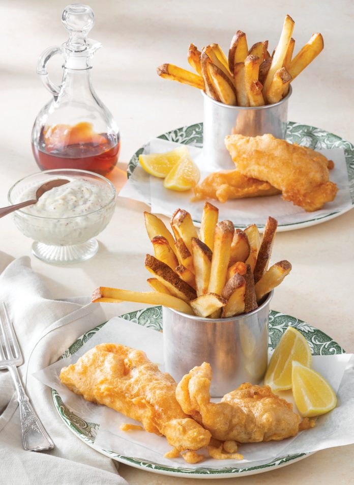 Creole Fish and Chips