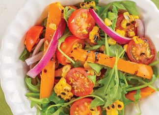 Roasted Pepper and Corn Salad