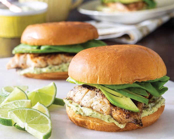 Grilled Redfish Sandwiches