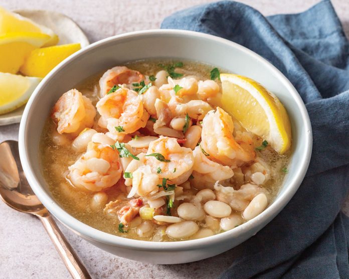 Shrimp and White Bean Soup
